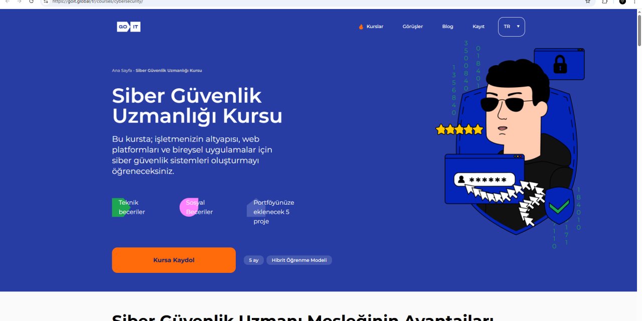 Yüksek Maaş+ İş Güvenliği +Uzaktan Çalışma=Siber Güvenlik Kariyeri