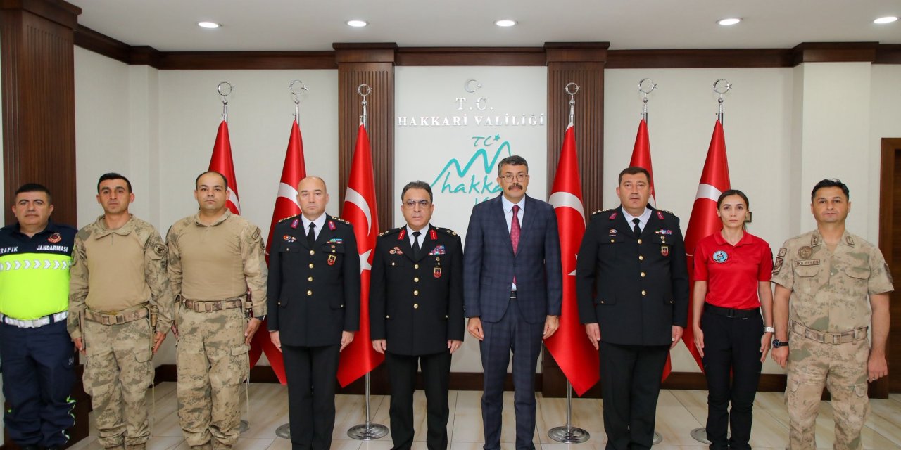 Vali Çelik’e Jandarma yıl dönümü ziyareti