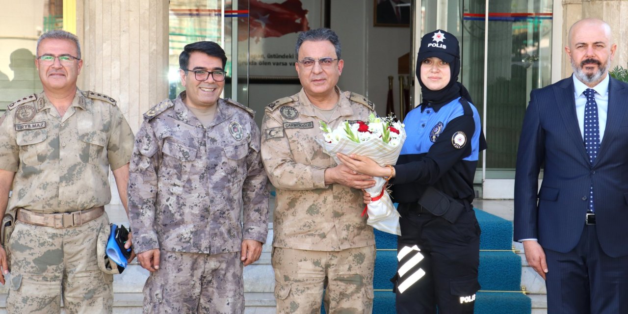 Emniyet Müdürü Yılmaz'dan Jandarma'ya anlamlı ziyaret
