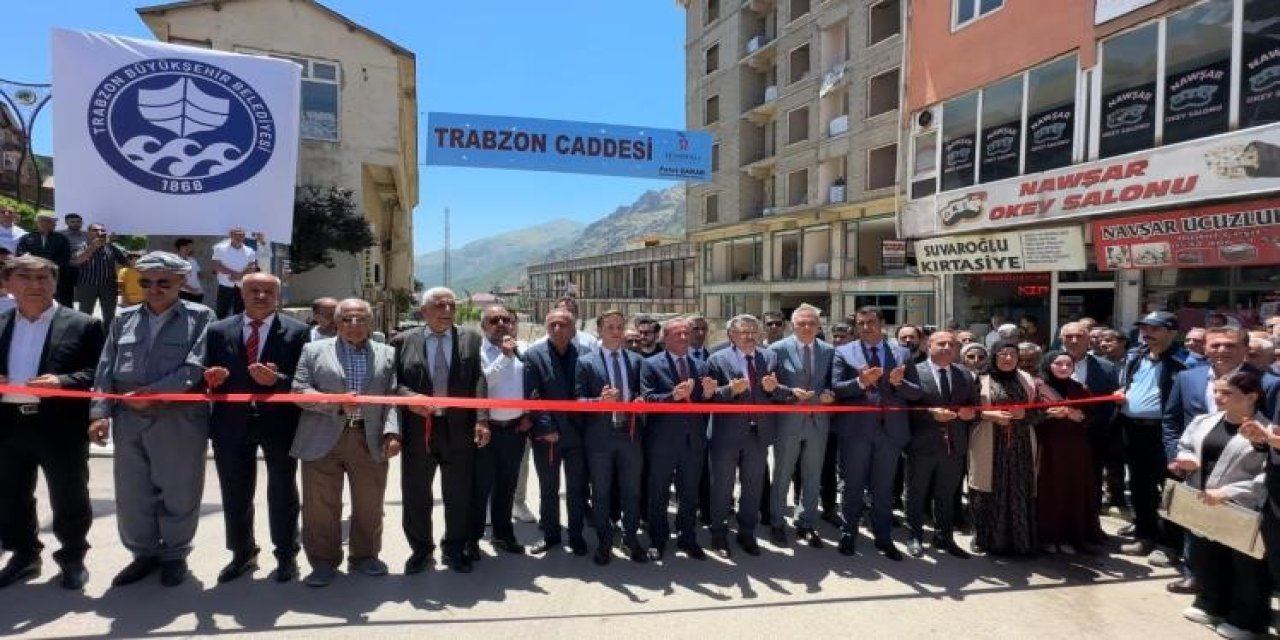 Şemdinli'de ‘Trabzon caddesi' açıldı
