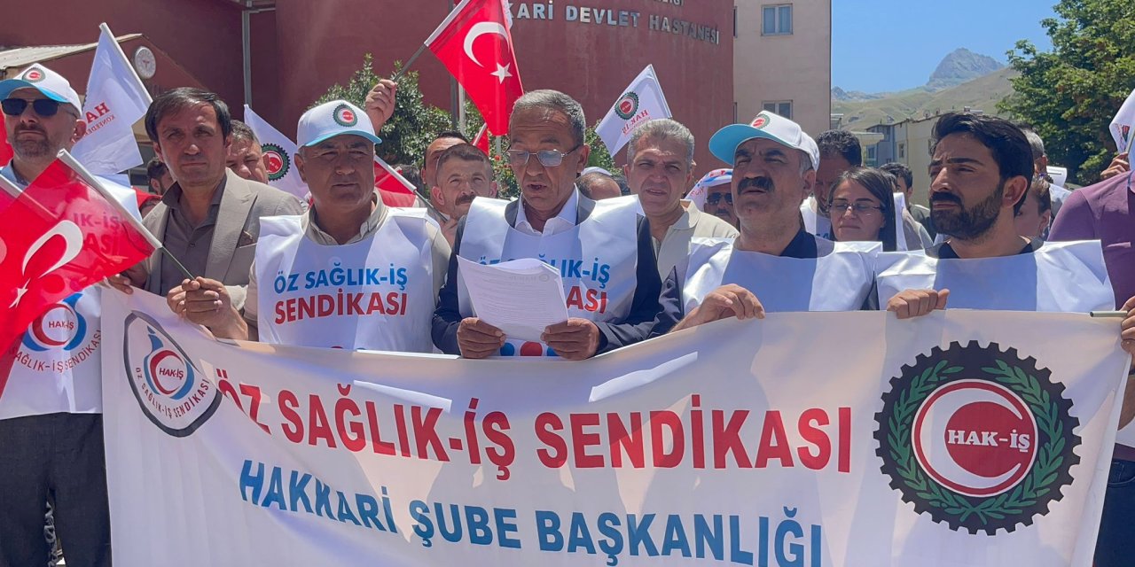 Öz Sağlık-İş Sendikasından basın açıklaması