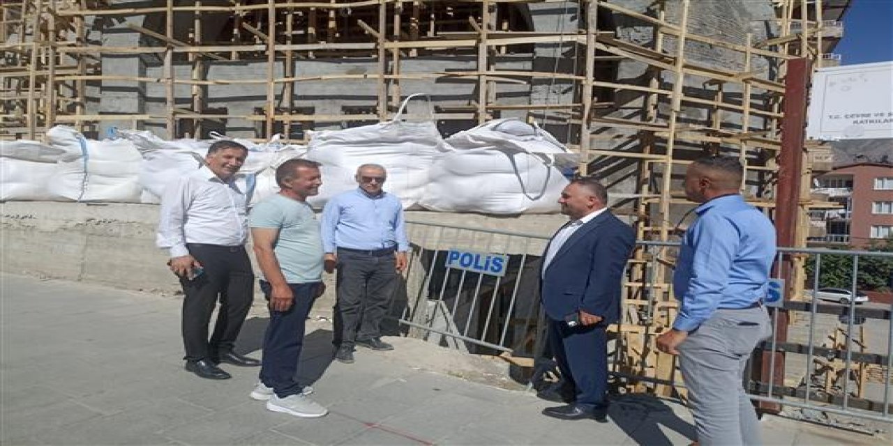 İl Müftüsü Okuş cami inşaatlarında incelemelerde bulundu