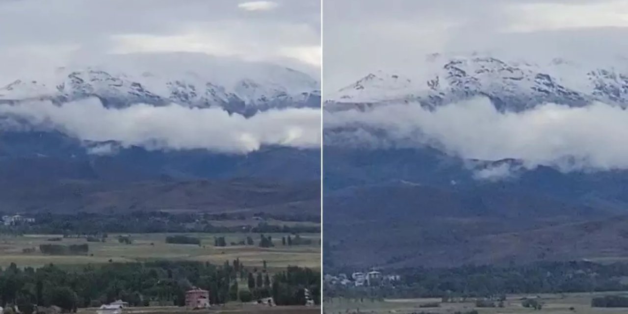 Temmuz ayında kar sürprizi