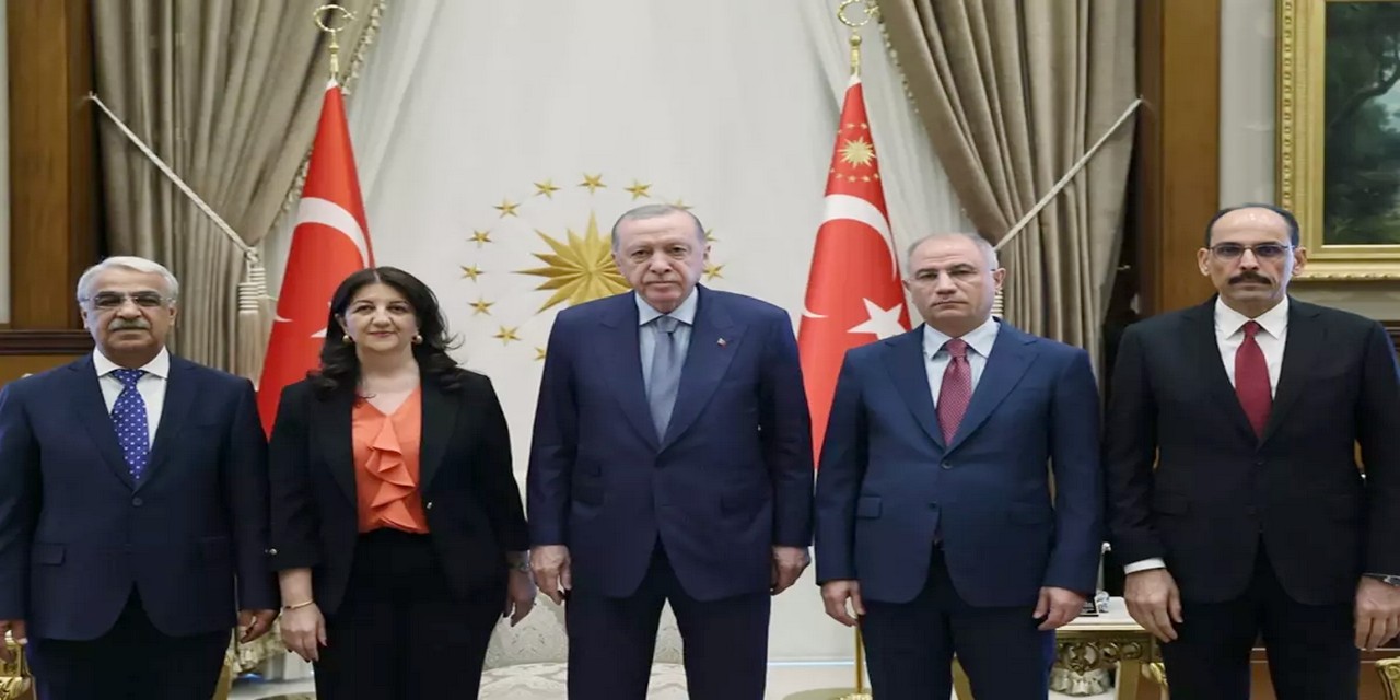 Cumhurbaşkanı Erdoğan ile DEM Parti heyeti arasındaki görüşme başladı