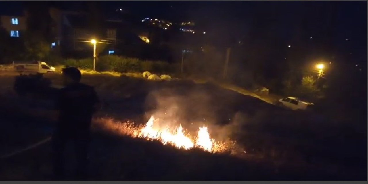Hakkari’de anız yangınlarıyla mücadele sürüyor
