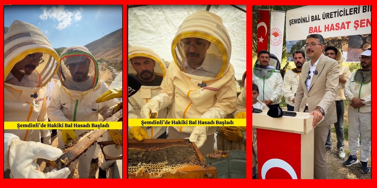 Şemdinli’de Bal Hasadı Başladı