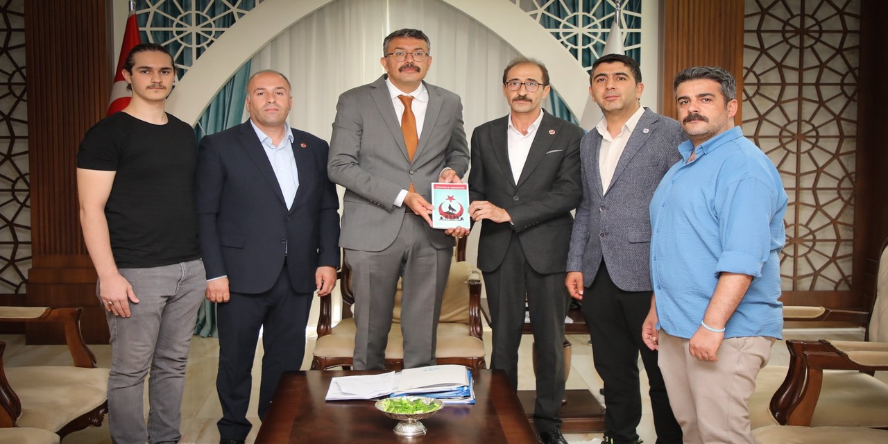 Şehit Gazi Sendikası heyetinden Vali Ali Çelik’e ziyaret
