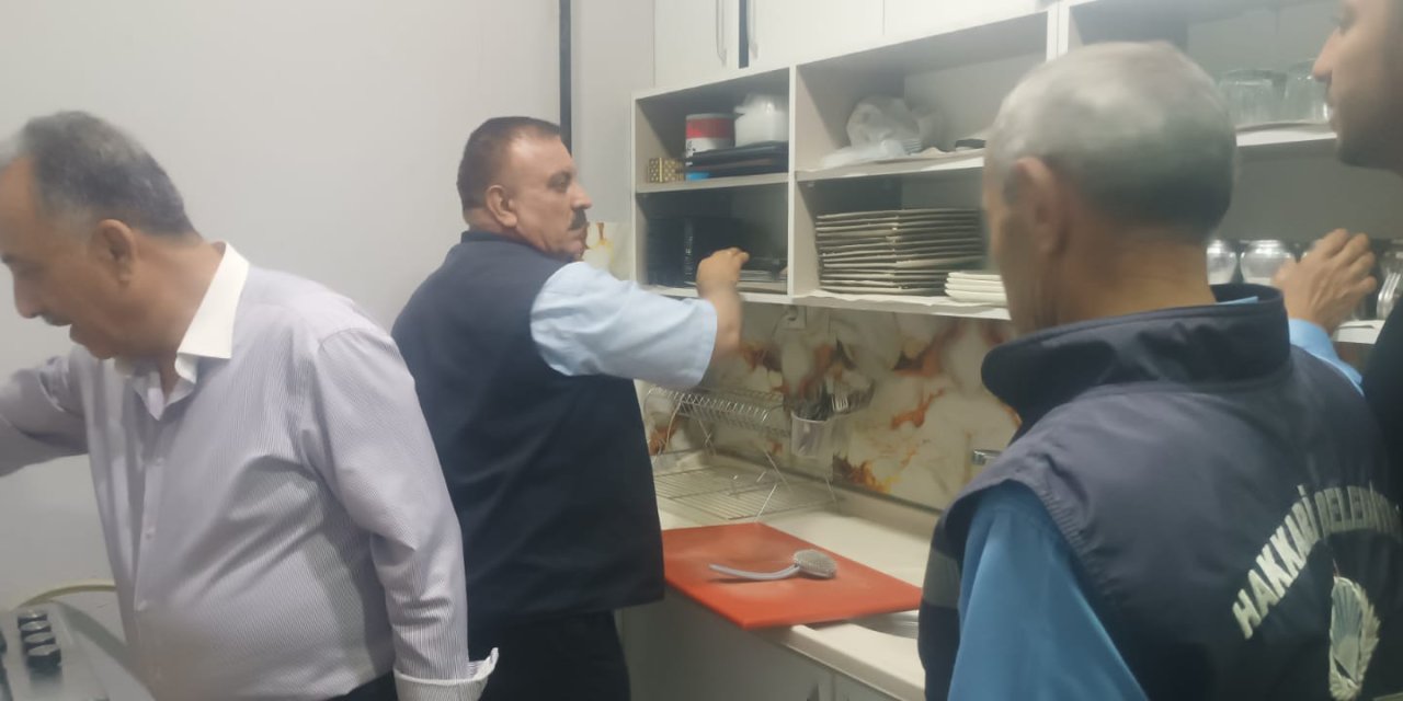 Hakkari’de iş yerlerine sıkı kontrol