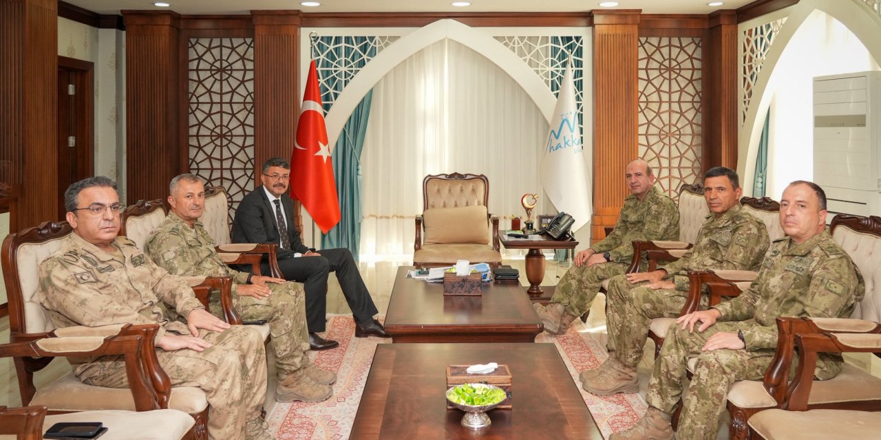 Komuta Kademesinden Vali Çelik’e ziyaret