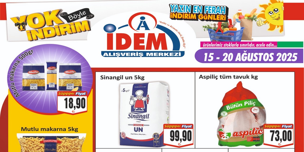 İDEM AVM'den Ağustos ayı indirimi