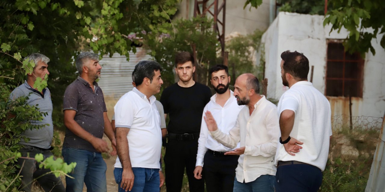 Başkan Demir, İlçenin sorunları için sahada