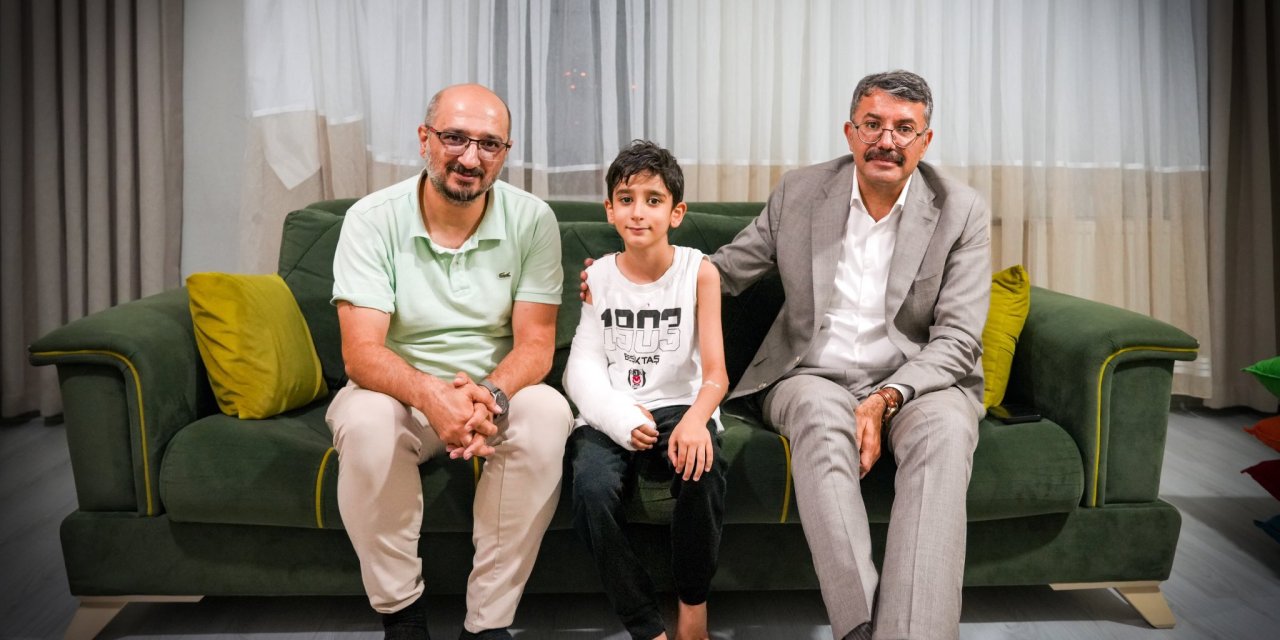 Vali Çelik’ten Elyasa’ya geçmiş olsun ziyareti