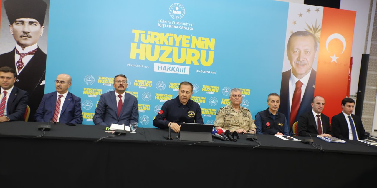 Yerlikaya "Hakkari’nin Huzuru, Türkiye’nin Huzurudur"
