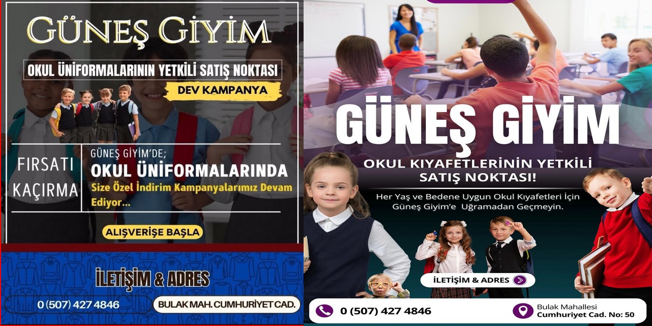 Tüm Okul Kıyafetleri Güneş Giyimde