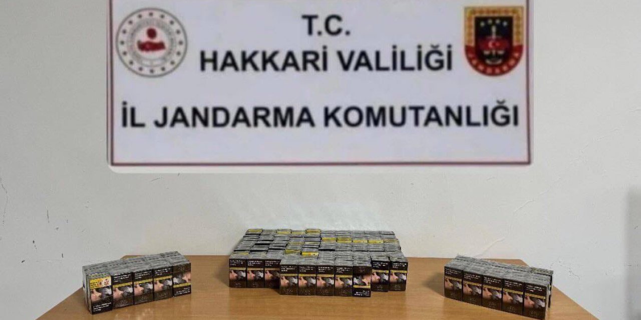 Çukurca jandarmadan kaçakçılığa darbe
