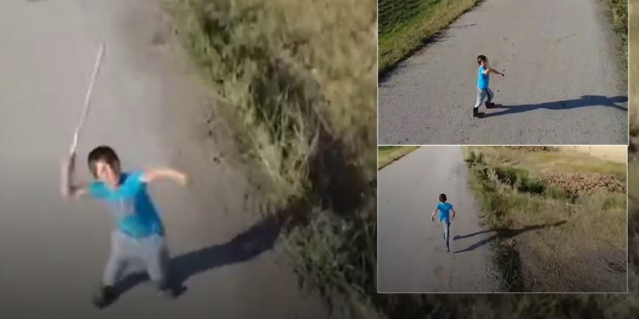 Alaybeyi Köyü’nde Drone Macerası