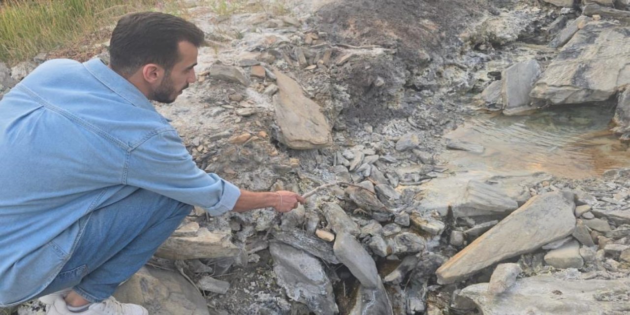 Hakkari'de gizemli kükürt vadisi