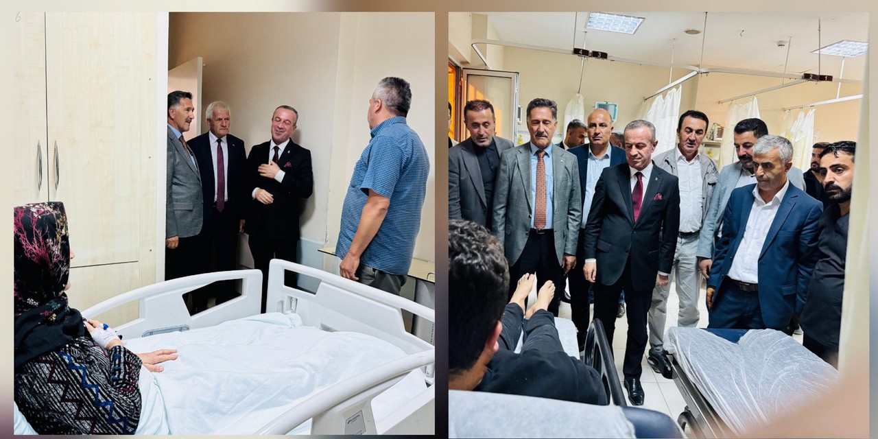 Başkan Kaya'dan hastalara moral ziyareti