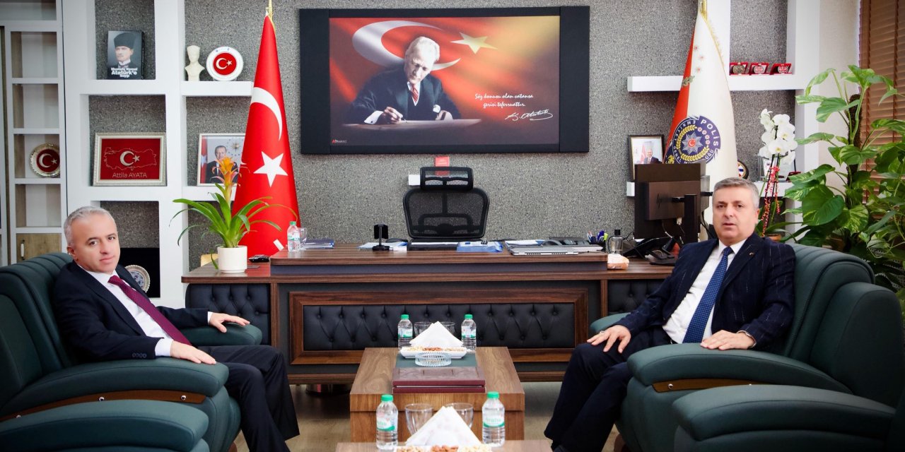 Başkan Yardımcısı Yaşar'dan Müdür Ayata'ya ziyaret