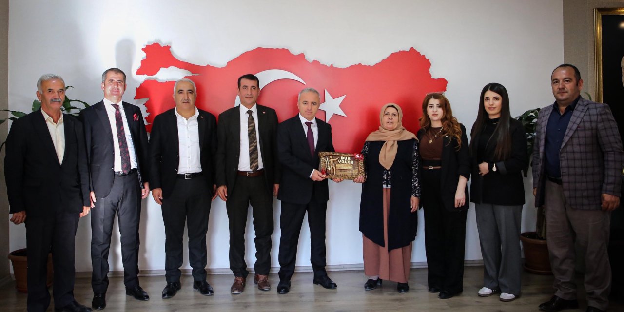 Şehit ve Gaziler Derneği ile TSKGV’den Emniyet Müdürü Ayata’ya ziyaret