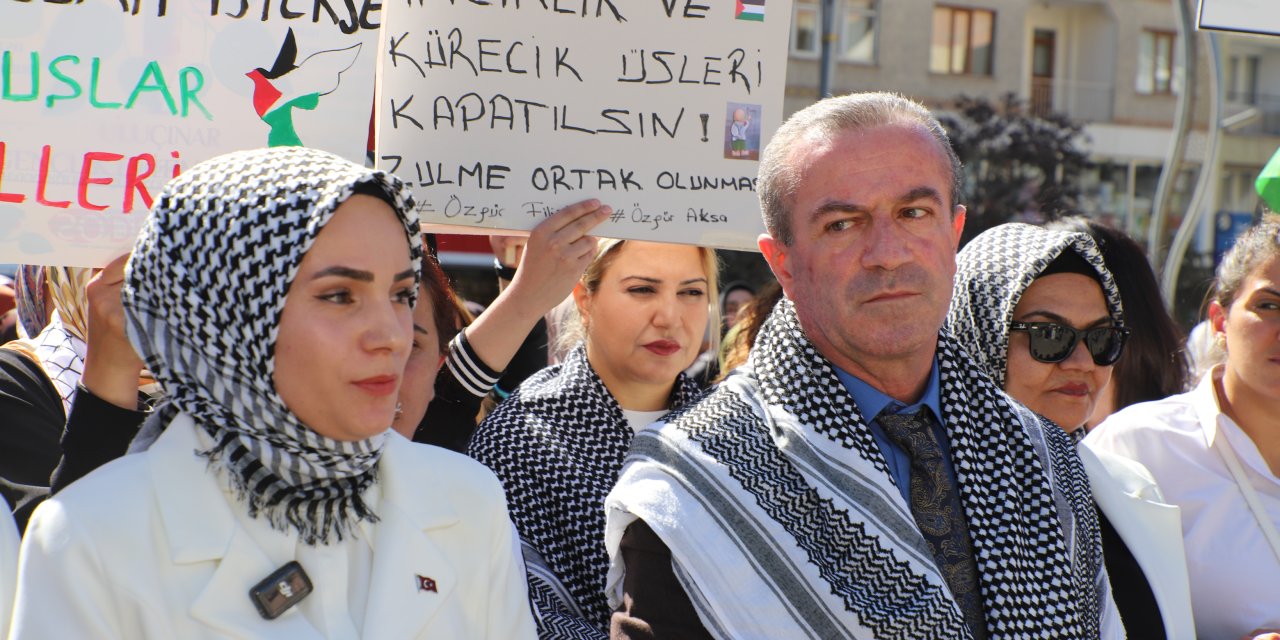 AK Parti Kadın Kolları’ndan Gazze’ye Destek