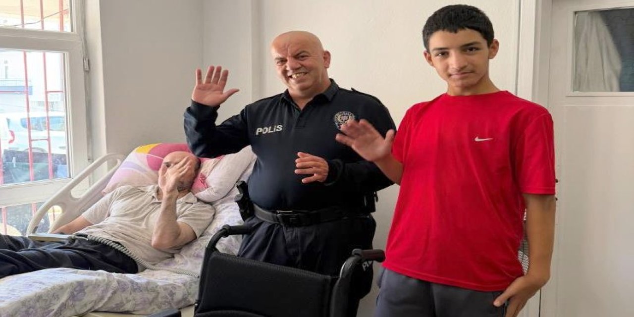 Polis memuru Şahin'den örnek davranış
