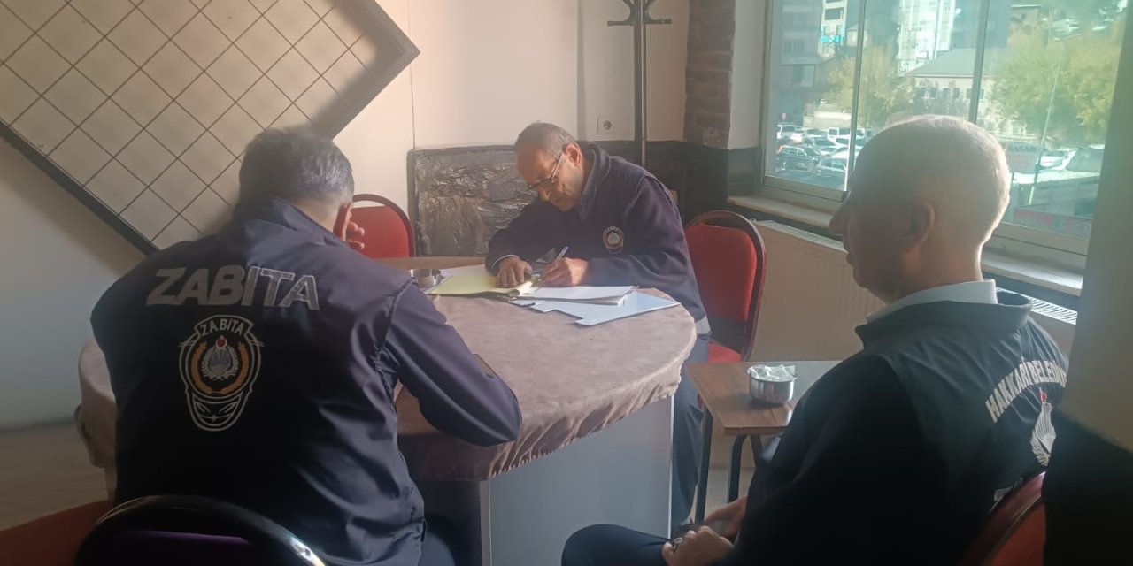 Hakkari’de bir işyeri geçici süreyle mühürlendi