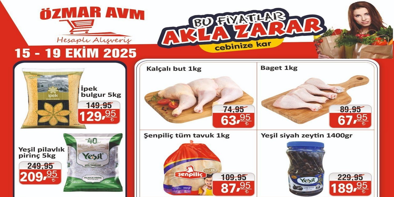 Özmar AVM'den Ekim ayı indirimi