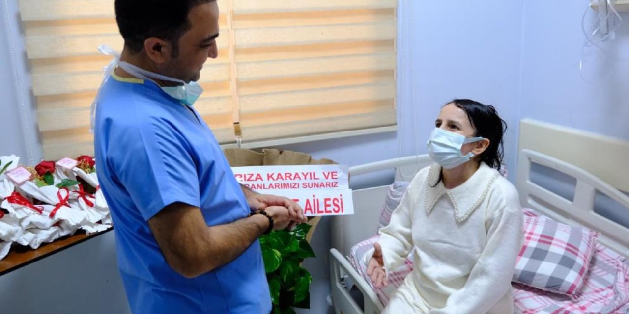 Irak'taki patlamada yaralanan kadın Van'da hayata tutundu