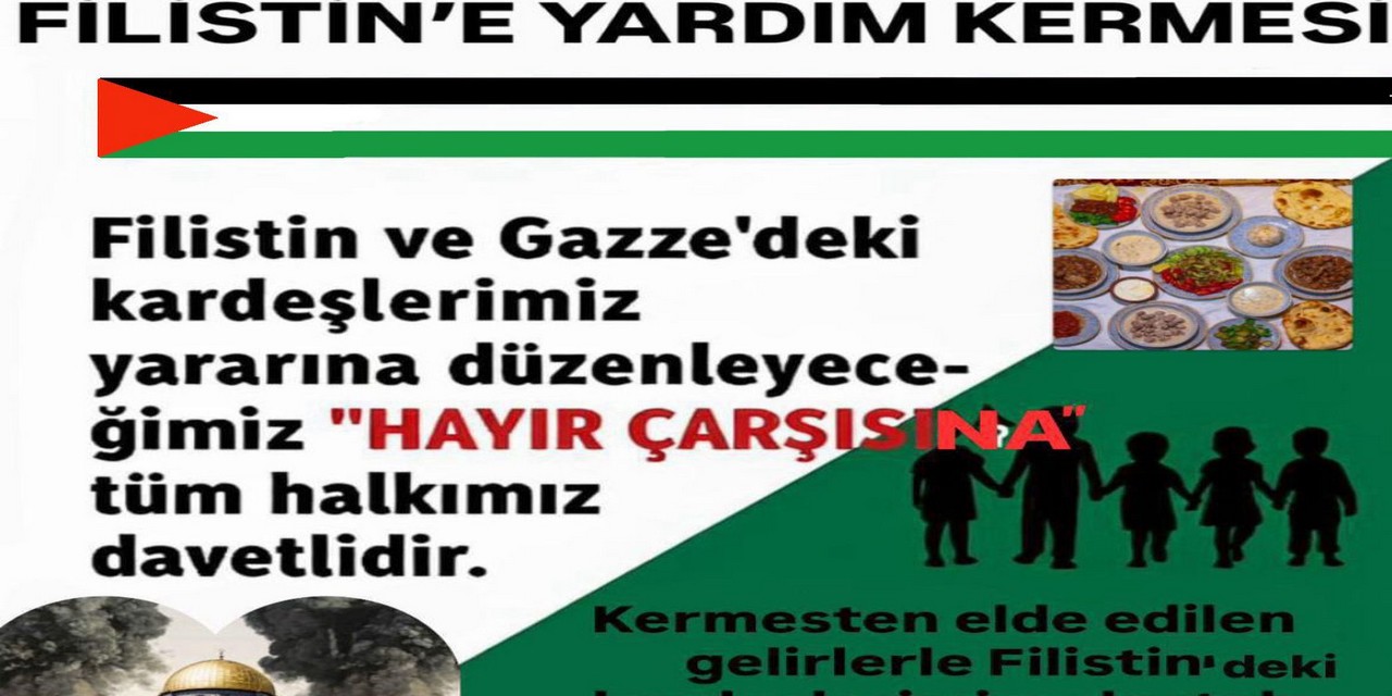 Hakkari İHH’dan Filistin’e destek kermesi