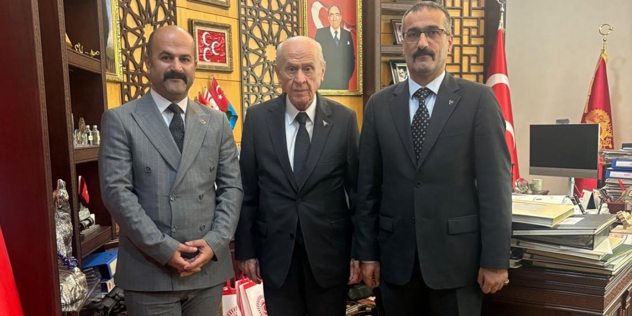 Çiftçi ve Öztepe’den Bahçeli’ye ziyaret