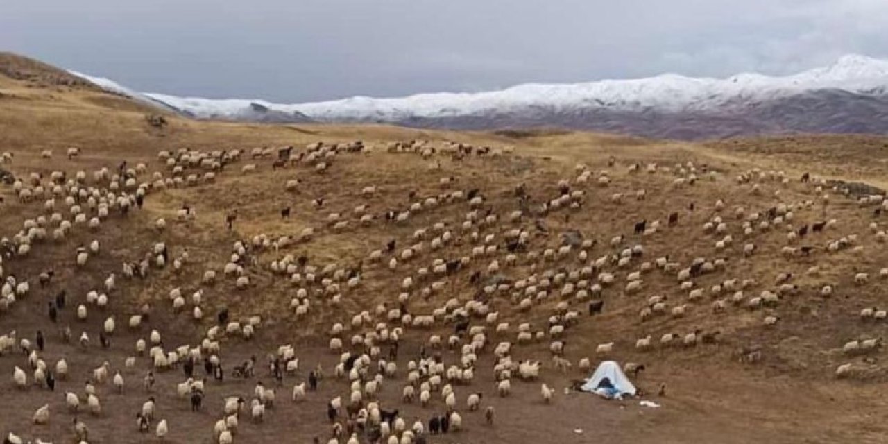 Beytüşşebap dağları beyaza büründü
