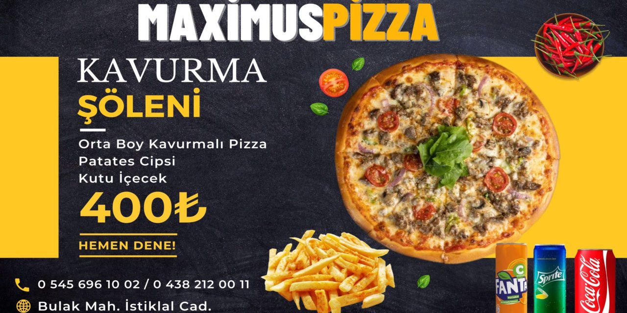 Lezzet Şöleni Maximus Pizza’da