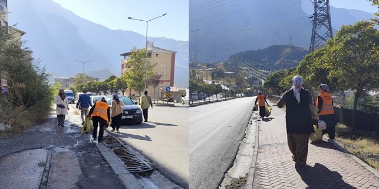 Hakkari’de köşe bucak temizlik