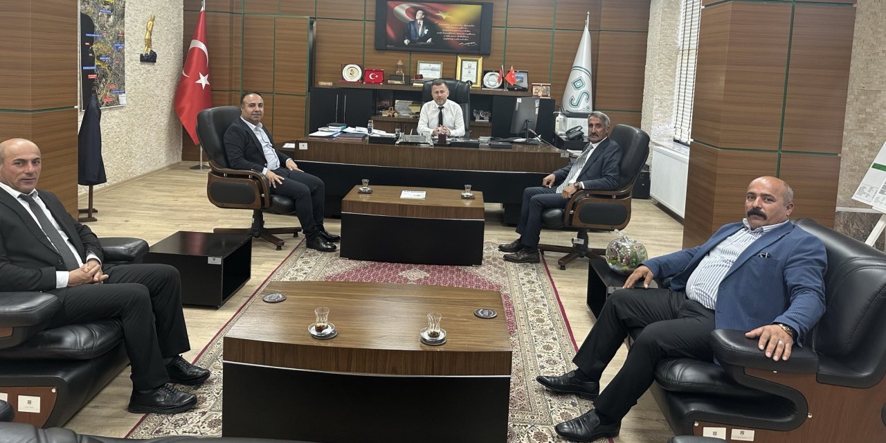 Başkan Çiçek’ten DSİ 17. Bölge Müdürüne ziyaret