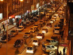 Hakkari'de korna eylemi ikinci gününde