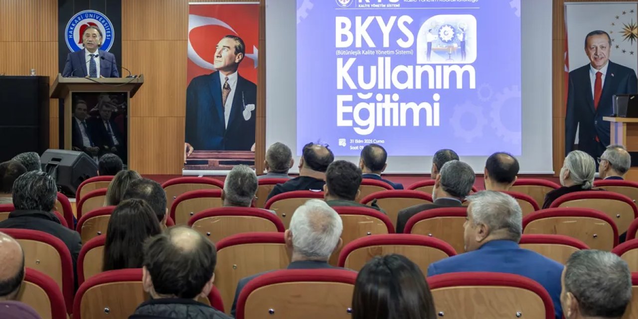 Hakkari Üniversitesi’nde kalite kültürü güçleniyor