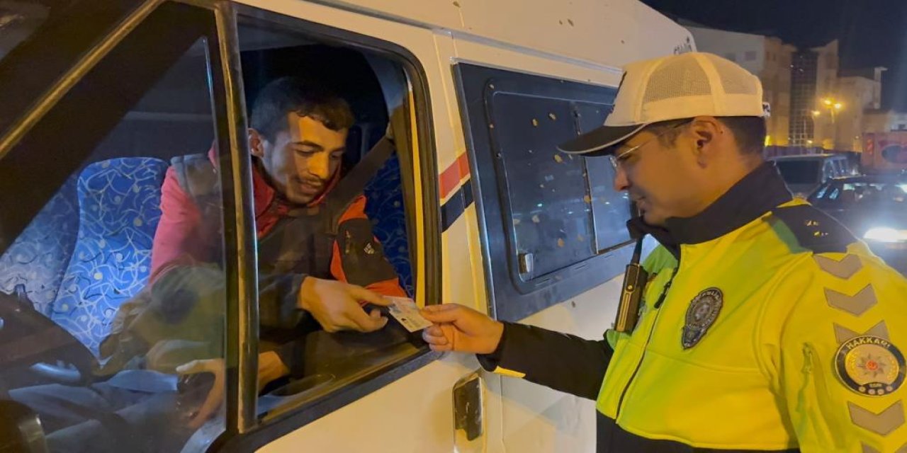 Hakkâri'den huzur ve güven denetimi