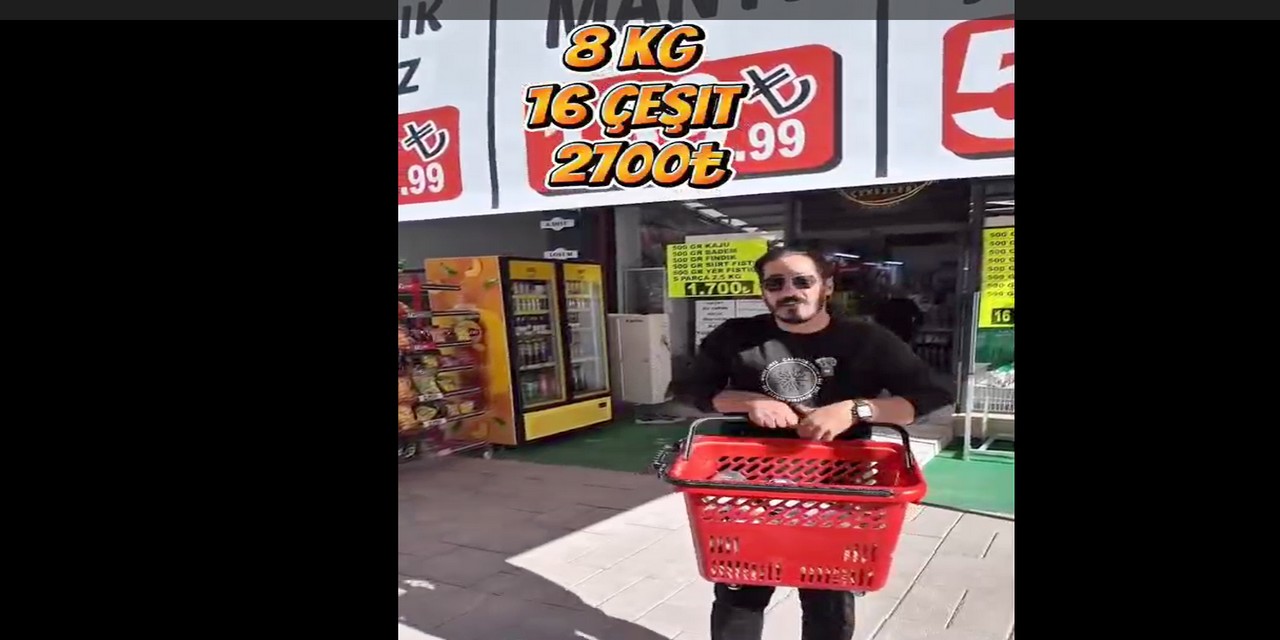 Ahmet Bey Çerezlerinde 16 parça 8 kilo 2.700 TL