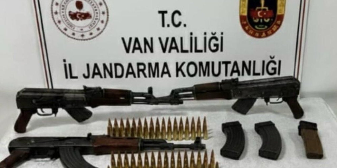 3 adet uzun namlulu silah ele geçirildi