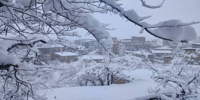 Hakkari'de kar manzaraları 2025