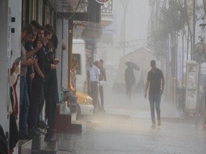 Yüksekova'dan sel kareleri