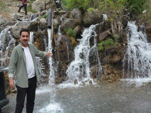 Doğal şelaleye büyük ilgi