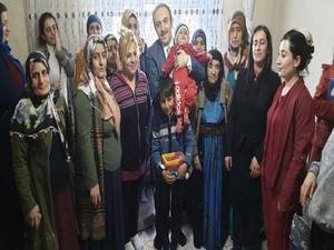 Başkan Epcim, 13 aileye misafir oldu