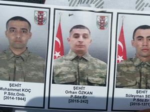 Şehitler törenle memleketlerine uğurlandı