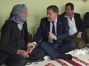 Ak parti heyeti sınırda