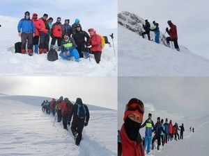 Mehed dağı kış tırmanışı