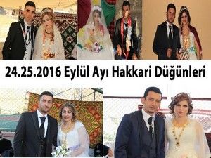 24-25-2016 Eylül Ayı Hakkari Düğünleri