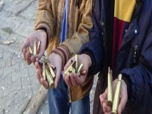 Bağlar Mahallesindeki çatışma izleri