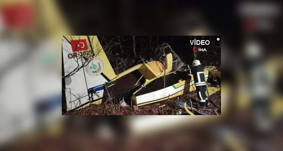 OGM'ye ait uçak Hırvistan'da düştü